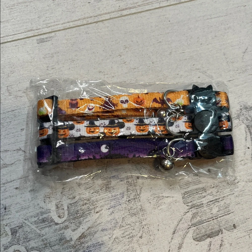 Halloween Themed Kitten Collar Set of 3